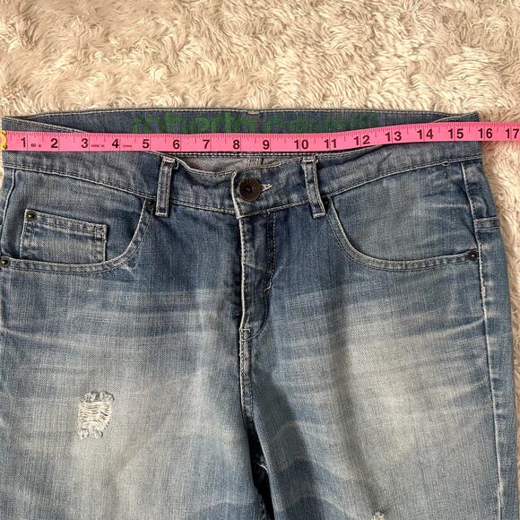 Roberto Cavalli Devils Large Vintage Y2k Jeans Slouchy Loose Straight Leg Denim - Picture 6 of 9